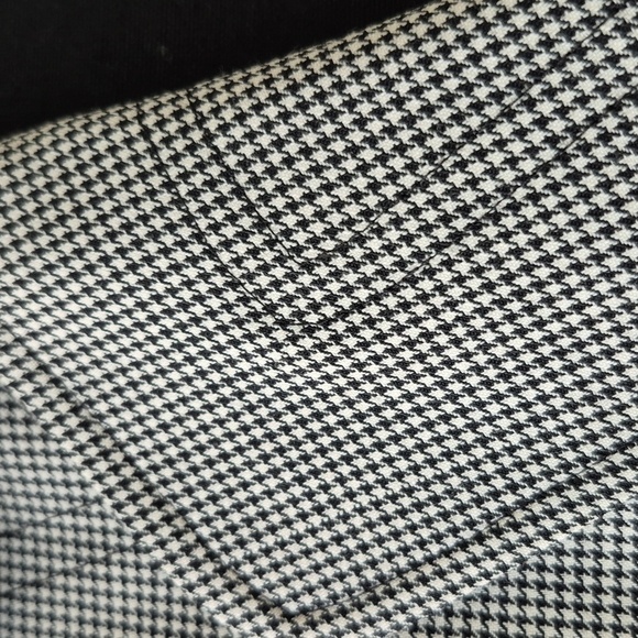 Jones New York Blazer  Black & White Hounds-tooth Long Sleeve Suit Jacket Sz 12P - Picture 7 of 14